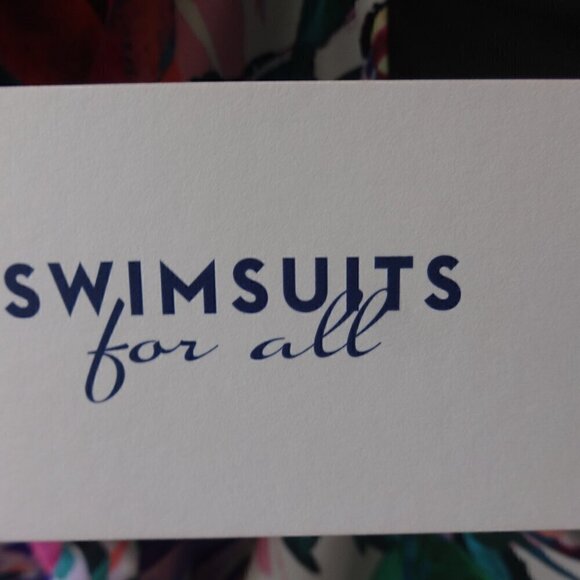 Swimsuits for All size 20 tankini top, NWT, adjustable shoulder & back straps, - Picture 4 of 16